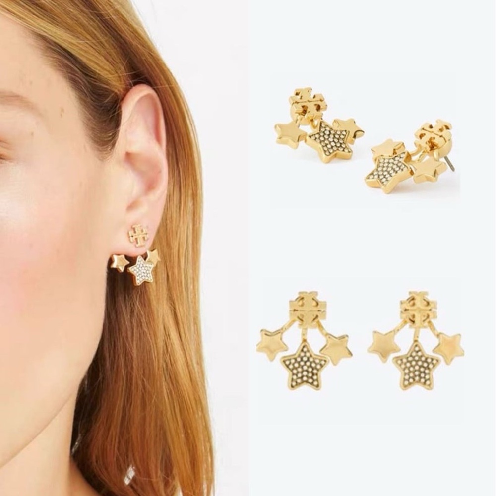 Tory Burch Gold Star Earrings